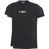 Emporio Armani Majice s kratkimi rokavi CC715-PACK DE 2 Črna | Shoptok.si
