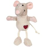 Trixie Igrača za mačke Miš pliš 11 cm, bež | Shoptok.si