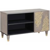 TV ormar s policom Siva 80 x 33 x 46 cm Čvrsto drvo manga | shoptok.hr