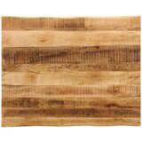 vidaXL Stolna ploča sa živi rub 90x80x2,5 cm masivno grubo drvo manga | shoptok.hr