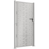 Vrtna vrata 100x175 cm od korten čelika, kvadratni dizajn | shoptok.hr