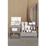 WALLXPERT elegance - grey, transparent greytransparent make-up organizer Cene