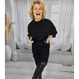 Pri Knitted midi dress with belt and bat sleeves ALENA | shoptok.hr