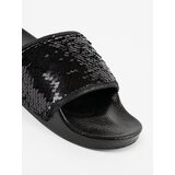 Shelvt Black women's flip-flops with sequins | shoptok.hr