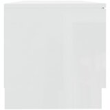 TV ormarić sjajni bijeli 80x35x36,5 cm konstruirano drvo | shoptok.hr