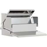 Feeder s nogom za piliće Srebrno 50 x 40 x 29 cm Cinkani čelik | Eponuda.com