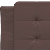  Okvir kreveta s LED svjetlima smeđi 90 x 200 cm od umjetne kože | shoptok.hr