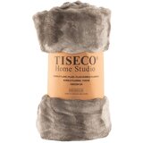 Tiseco Home Studio Smeđe-siva deka od mikropliša 150x200 cm Wave – | shoptok.hr