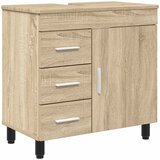 vidaXL Kopalniška enota Sonoma hrast 60 x 35 x 60 cm Inženirski les, (5000245652) | Shoptok.si