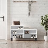  The Living Store Omarica za čevlje visok sijaj bela 102x36x60 cm inženirski les - Omarica Za Čevlje, (21485507) Cene