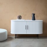 Unique Furniture Bijela komoda s kliznim vratima 120x76x45 cm Nola – | shoptok.hr