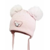 Jamiks otroška zimska kapica abila dusty pink Cene