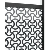 Staklena vrata Rezbarija Crna 76 x 2 x 205 cm Aluminij | shoptok.hr