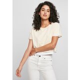 Urban Classics Women's Full Double Layered Tee whitesand/white Cene