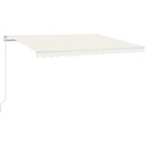  Automatska tenda sa senzorom za vjetar LED 450 x 300 cm krem | shoptok.hr