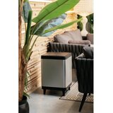 DEA HOME Plastičen koš za smeti na dotik v srebrni barvi 60 l Berlino – | Shoptok.si