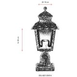 Opviq Vanjska zidna lampa BSU-68213-BKR-K, 38 cm, IP65, E27, Smeđa | Eponuda.ba