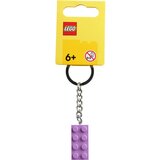 Lego LEGO® Iconic - Obesek za ključe vijoličasta kocka 2x4 (854304) | Shoptok.si