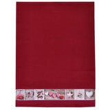Framsohn Krpa za posodo "Srce" Twisted Terry 50x50 cm - Bordeaux Cene