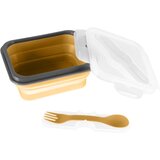 Zopa Silicone Lunch Box Small komplet pribora za jelo Mustard Yellow 15x7,5 cm 1 kom | shoptok.hr