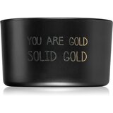 My Flame Warm Cashmere You Are Gold, Solid Gold mirisna svijeća s drvenim fitiljem 9x5 cm Cijene