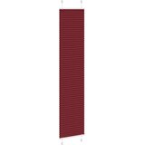  Plisirana zavjesa Bordo crvena 50x200 cm Širina tkanine 49,4 cm Poliester | shoptok.hr