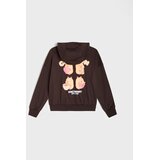 Sinsay Hoodie majica s printom kapibare Slike