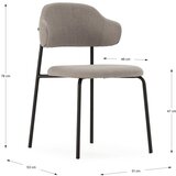 Marckeric Svijetlo sive blagovaonske stolice u setu 4 kom Adriel – | shoptok.hr