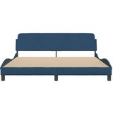  Okvir kreveta s uzglavljem Dover plavi 180x200 cm tkanine | shoptok.hr