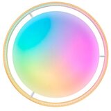 Ksix Bohemia Smart LED stropna svjetiljka, Rattan dizajn, 3W zvučnik,RGBIC + CCT | shoptok.hr