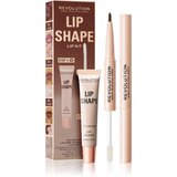 Makeup Revolution Lip Shape Kit set za ustnice odtenek Coco Brown 1 kos Cene
