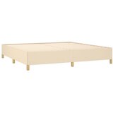  Okvir za krevet bez madraca krem 200x200 cm od tkanine | shoptok.hr