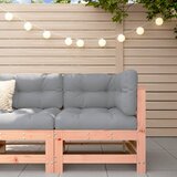 vidaXL Kutna sofa od masivnog drva duglazije s jastucima Cijene