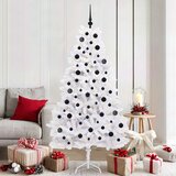  Umjetno božićno drvce s nogom Bijela 180 cm PVC i čelik | shoptok.hr