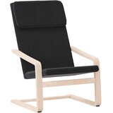  Stolica za opuštanje od tkanine crna | shoptok.hr