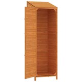  Vrtno spremište smeđe 55 x 52 x 174,5 cm od masivne jelovine | shoptok.hr