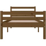  Okvir za krevet od masivnog drva boja meda 75x190 cm mali | shoptok.hr