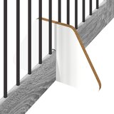  Vrata za pse s postoljem 4 pcs Siva sonoma 100 x 100 cm | Eponuda.ba