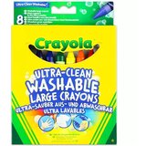Crayola Dodatnih 8 kos. pralne voščenke | Shoptok.si