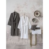 Lessentiel Maison porodični set bademantila sa peškirima genny, antracit-beli Cene