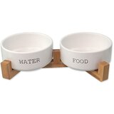 Plaček Pet Products Keramički set posuda s postoljem za pse ø 16 cm Dog Fantasy – Cijene