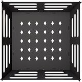  Kamin Crna 60 x 60 x 30 cm Čelik | shoptok.hr