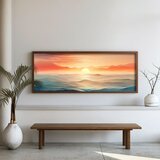 WALLXPERT FAH022-120 Multicolor Decorative Framed MDF Painting | Eponuda.com