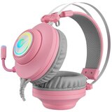 Rampage Slušalice sa mikrofonom gaming RAMPAGE RM-K1 PULSAR pink, USB, 7.1 Surround+Vibration, RGB, dugi fleksibilni mikrofon Cijene