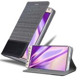 Cadorabo Ohišje, združljiv z Alcatelom v sivi črni barvi - zaščitni pokrov z magnetnim zapiranjem, stoječo funkcijo in režo za kartico, (20568991) | Shoptok.si