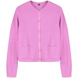 Trendyol Pink Jacket Look Buttoned Pocket Detailed Knitted Cardigan cene