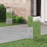  Solarna LED svjetlost za stazu 2 pcs Nehrđajući čelik | shoptok.hr