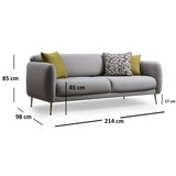 ATELIER Del Sofa Trosed Sevilla - siva | ePonuda.com