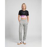 Adidas SATIN EMBROIDERY CROPPED GRAPHIC T-SHIRT Crna | shoptok.hr