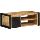 Maison Chic Kava miza - kavna mizica - Nizka mizica 90x50x36 cm Masivni neobdelan les Mango, (21755435) Cene